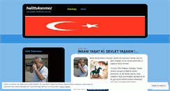 Desktop Screenshot of halittukenmez.wordpress.com