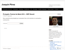Tablet Screenshot of joaquinpe.wordpress.com