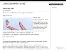 Tablet Screenshot of camillalaerkemors.wordpress.com