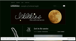Desktop Screenshot of icklekins.wordpress.com
