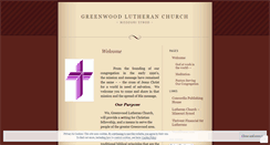 Desktop Screenshot of greenwoodlutheranchurch.wordpress.com