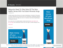 Tablet Screenshot of eldouche.wordpress.com