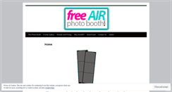 Desktop Screenshot of freeairphotobooth.wordpress.com