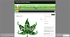 Desktop Screenshot of geekersworldreload.wordpress.com