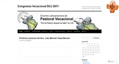 Desktop Screenshot of congressovocacional2011.wordpress.com