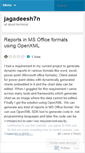 Mobile Screenshot of jagadeesh7n.wordpress.com