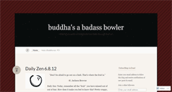 Desktop Screenshot of buddhasabadassbowler.wordpress.com