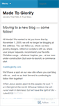 Mobile Screenshot of madetoglorify.wordpress.com