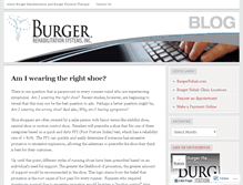 Tablet Screenshot of burgerrehab.wordpress.com