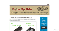 Desktop Screenshot of bytemyvdu.wordpress.com
