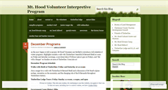 Desktop Screenshot of mthoodvolunteers.wordpress.com