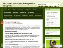 Tablet Screenshot of mthoodvolunteers.wordpress.com