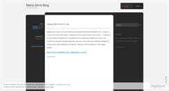 Desktop Screenshot of mariasimsrealestate.wordpress.com