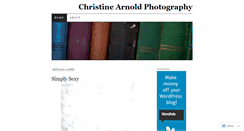 Desktop Screenshot of christinearnold.wordpress.com