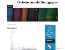 Tablet Screenshot of christinearnold.wordpress.com