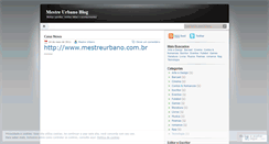 Desktop Screenshot of mestreurbano.wordpress.com