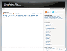 Tablet Screenshot of mestreurbano.wordpress.com