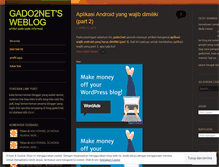 Tablet Screenshot of gado2net.wordpress.com