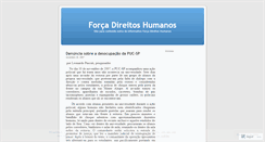 Desktop Screenshot of forcadireitos.wordpress.com