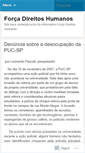 Mobile Screenshot of forcadireitos.wordpress.com