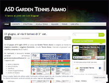 Tablet Screenshot of gardentennisabano.wordpress.com