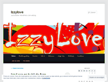 Tablet Screenshot of izzylove.wordpress.com