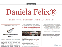 Tablet Screenshot of danielafelix.wordpress.com