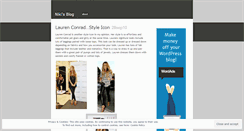 Desktop Screenshot of nikimic.wordpress.com