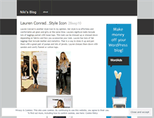 Tablet Screenshot of nikimic.wordpress.com