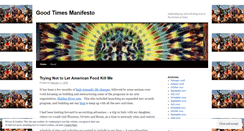 Desktop Screenshot of goodtimesmanifesto.wordpress.com