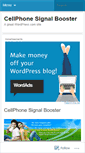 Mobile Screenshot of cellphonesignalbooster1.wordpress.com