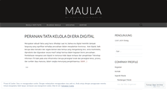 Desktop Screenshot of maulanusantara.wordpress.com