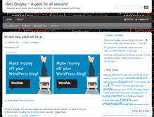 Tablet Screenshot of garyquigley.wordpress.com
