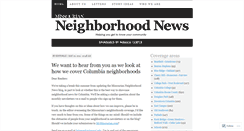 Desktop Screenshot of comoneighborhoods.wordpress.com