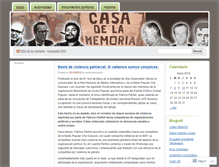 Tablet Screenshot of casadelamemoria.wordpress.com