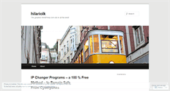 Desktop Screenshot of hilariolk.wordpress.com