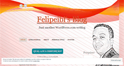 Desktop Screenshot of felipeibl.wordpress.com