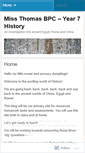 Mobile Screenshot of missthomasbpc.wordpress.com