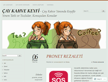Tablet Screenshot of caykahvekeyfi.wordpress.com
