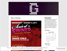 Tablet Screenshot of galaxmusic.wordpress.com