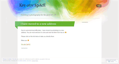 Desktop Screenshot of kreativspace.wordpress.com