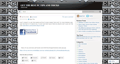 Desktop Screenshot of cutepctips.wordpress.com