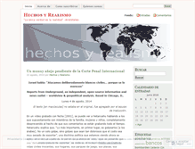 Tablet Screenshot of hechosyrealismo.wordpress.com