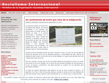 Tablet Screenshot of latrincheraobrera.wordpress.com
