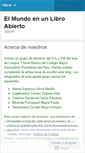 Mobile Screenshot of elmundoenunlibroabierto.wordpress.com