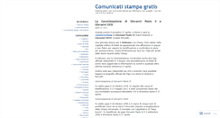 Desktop Screenshot of comunicatistampagratis.wordpress.com