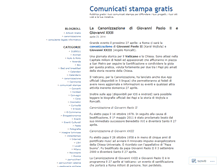 Tablet Screenshot of comunicatistampagratis.wordpress.com