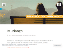 Tablet Screenshot of estudarnoexterior.wordpress.com