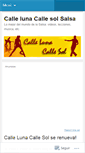 Mobile Screenshot of callelunacallesol.wordpress.com