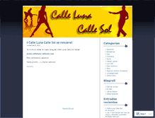 Tablet Screenshot of callelunacallesol.wordpress.com